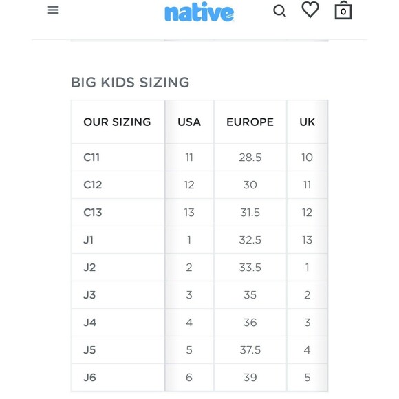 Native Robbie Sugarlite Slip On Shoe Victoria Blue Shell White Size J3 Big Kids - Picture 9 of 9